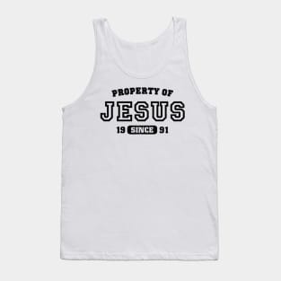 Property of Jesus since 1991 Tank Top